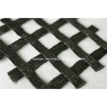 Fabrik Preis 30 Kn / M Warp Knitting Polyester Geogitter im Abutment verwendet